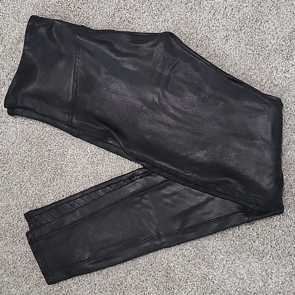 Spanx moto leggings
